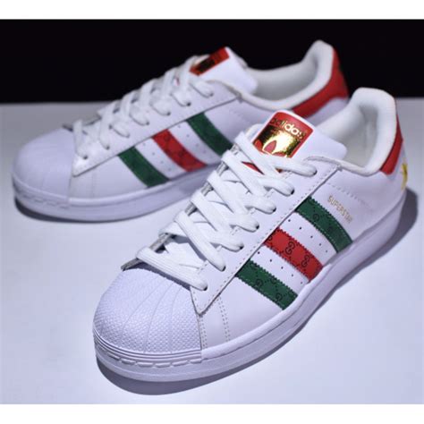 gucci adidas superstars|Adidas x Gucci hard sided.